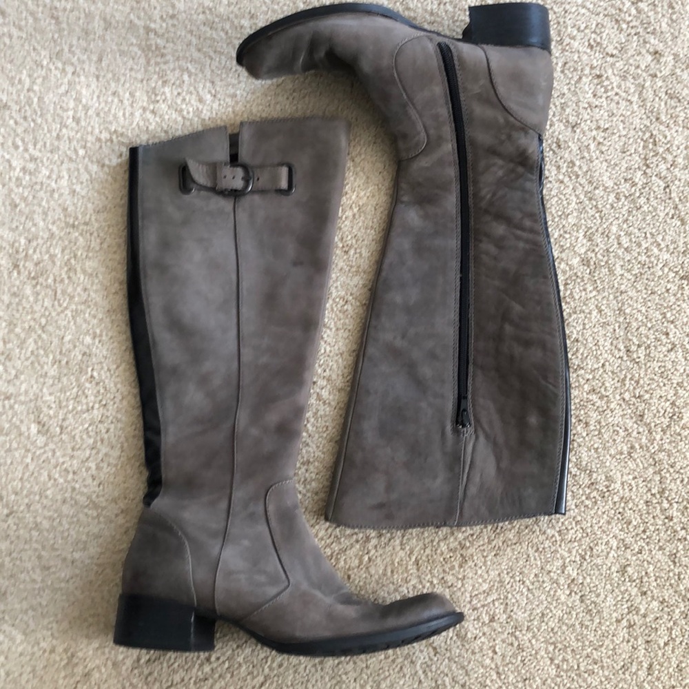 Grey Born boots size 9